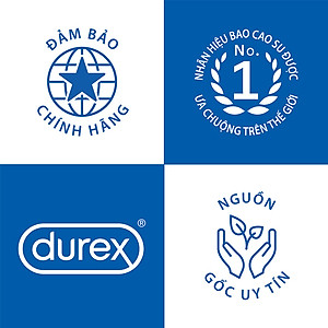 Bao cao su Durex Invisible Extra Thin Extra Sensitive 1 Hộp 3 Bao