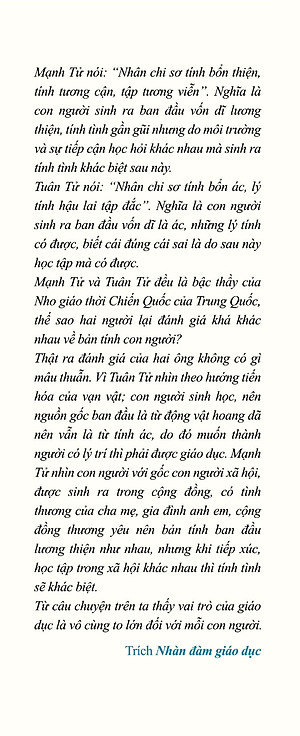 NHÀN ĐÀM GIÁO DỤC - Từ Trải Nghiệm Riêng - Phan Chánh Dưỡng (bìa mềm)