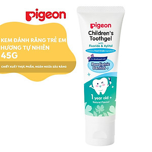 Kem đánh răng cho bé Pigeon 45g - hương Nho/ hương Tự nhiên