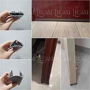 1 Mét ron cửa W loại vừa 4x4.5cm thanh chặn cửa, chắn khe hở chân cửa ngăn côn trùng, bụi, ngắn thoát hơi máy lạnh Legaxi