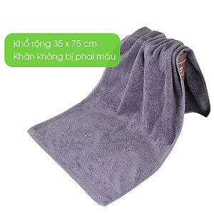 Khăn lau xe ô tô đa năng microfiber xám không để lại bụi vải, không để lại vệt nước, khổ to, không phai màu TÂM LUÂN Chổi lau tẩm dầu - Hàng chính hãng