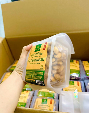 Hạnh Nhân Úc Nương Nguyên Vị  - Thương Hiệu Holinut/500gram