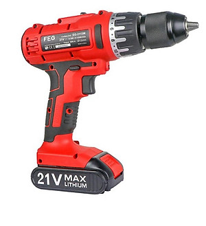 MÁY KHOAN VẶN VÍT DÙNG PIN 21V 13MM FEG EG-2113M - HÀNG CHÍNH HÃNG