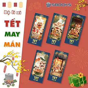 Combo 5 Cái Bao Lì Xì Thiết Kế Họa Tiết Hình Lân 2025 Giấy Cứng C150 Siêu Dày Dặn - SBOOKS