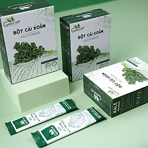 Bột cải xoăn Kale nguyên chất Goce - 45g (15 gói x 3g) ST