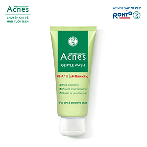 Sữa rửa mặt ngăn ngừa mụn dạng gel Acnes Gentle Wash 100g