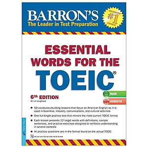 Sách Barron's Essential Words For The Toeic (Tái Bản)