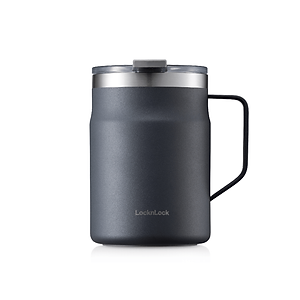 Ly giữ nhiệt inox 304 LocknLock Metro Mug 475ml LHC4219, Hàng chính hãng, tay cầm chắc chắn, nắp xoay dễ mở - JoyMall
