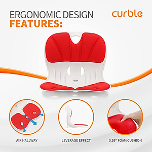 [CHÍNH HÃNG ABLUE] Combo 2 Ghế chỉnh dáng ngồi đúng, chống gù, Curble Wider - Premium Model, dùng cho Nam, Nữ (MADE IN KOREA)