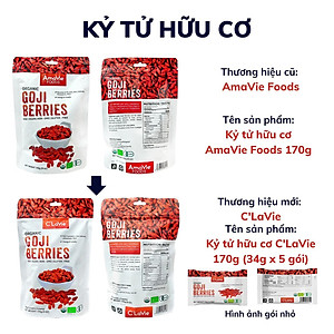 Kỷ tử hữu cơ C'LaVie 170g Organic Goji Berries C'LaVie 170g
