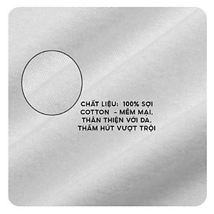 Áo Lót Nam Dệt Kim Đông Xuân Cộc Tay Vicci Màu Trắng, Vải Sợi Cotton Mềm Mịn, Co Giãn, Thấm Hút Mồ Hôi, Siêu Thoáng Mát