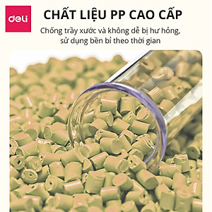 Túi file đựng tài liệu A4 Deli nhiều màu, clear bag bìa đựng tài liệu lưu trữ hồ sơ giấy tờ