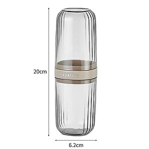 Hộp Đựng Bàn Chải Kem Đánh Răng Có Thể Làm Cốc Nước Súc Miệng Tiện Lợi Đi Du Lịch - Hộp ĐỰng Bàn Chải Du lịch Đa Năng - Hàng Chính Hãng MINIIN