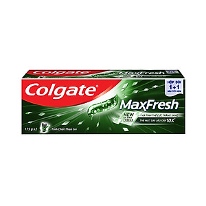 Bộ đôi kem đánh răng Maxfresh Than tre 175g