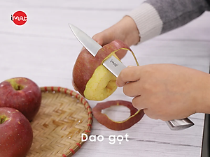 [HÀNG CHÍNH HÃNG] Bộ dao 3 đa dụng iMat Lưỡi thép cacbon  5Cr15 5Cr15 sắc, bền bỉ, cán dao làm bằng inox 430 không gỉ.