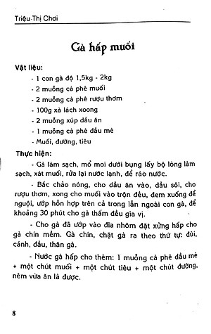 Sách Các Món Ăn Thông Dụng