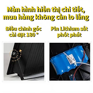 Đèn năng lượng mặt trời đèn pha100W 200W 300W 500W LED vỏ nhôm chống nước thời gian sáng kéo dài