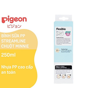 Bình Sữa Pigeon PP Streamline Hình Chuột Minnie 150ml250ml