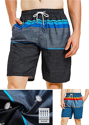 Quần shorts đi biển nam vải dù(gió), phong cách {mã SQ212V}