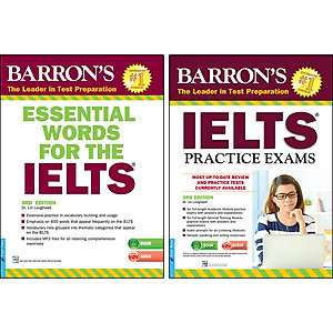 Combo 2 Cuốn :  Barron'S_IELTS Practice Exams 3rd Edition + Essential Words For The IELTS 3rd Edition (Tái Bản)