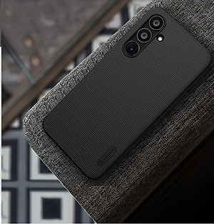 Ốp Lưng Sần chống sốc cho Samsung Galaxy A35 hiệu Nillkin Super Frosted Shield - Hàng Chính Hãng