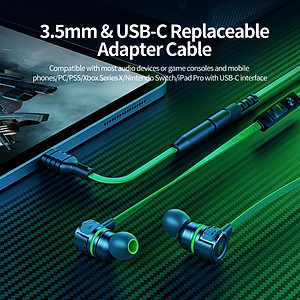Tai nghe Game thủ, tai nghe in ear gaming Plextone G20 mẫu mới 2019 dây dẹt chống rối, Jack 3.5mm chữ L chống gẫy, Microphone Built in Filter Circuit – Hàng Chính Hãng.
