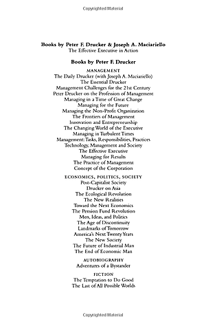 Sách The Effective Executive: The Definitive Guide to Getting the Right Things Done (Harperbusiness Essentials)