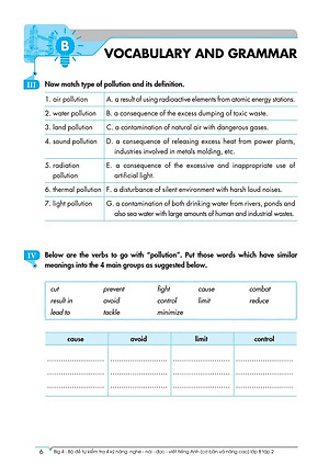Sách Big 4 Bộ Đề Tự Kiểm Tra 4 Kỹ Năng Nghe - Nói - Đọc - Viết (Cơ Bản Và Nâng Cao) Tiếng Anh Lớp 8 Tập 2