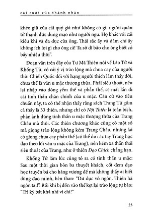 Sách Cái Cười Của Thánh Nhân (Ts Thu Giang)(Tái Bản)