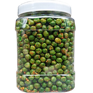 ĐẬU HÀ LAN SẤY GIÒN TỎI ỚT THƯƠNG HIỆU SK FOOD - HŨ 500G