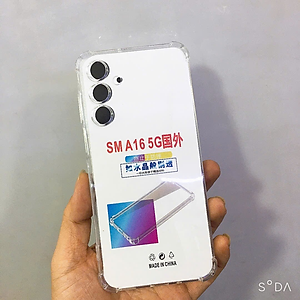 Ốp lưng cho Samsung A16 5G dẻo trong TPU chống sốc 4 góc cạnh, bảo vệ camera ( hàng chính hãng)