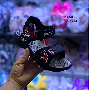 Sandal bé trai Việt Nam Xuất Khẩu - Xăng đan đi học cho bé trai học sinh nam tiểu trung học quai ngang nhẹ êm kháng khuẩn chống trơn trượt phong cách Hàn Quốc 3, 4, 5, 6, 7, 8, 9, 10, 12 tuổi S06