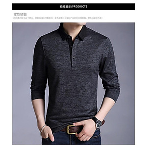 ÁO THUN NAM DÀI TAY CỔ SƠ MI  ATD01