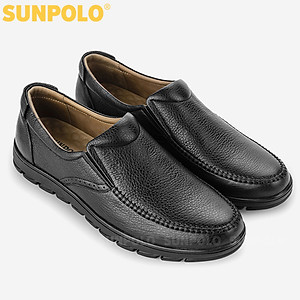 Giày Mọi Nam Da Bò Sunpolo SUMU1732DN
