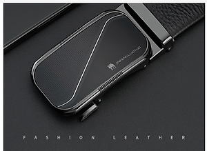 Thắt lưng nam da bò nguyên chất mặt khóa tự động hợp kim cao cấp