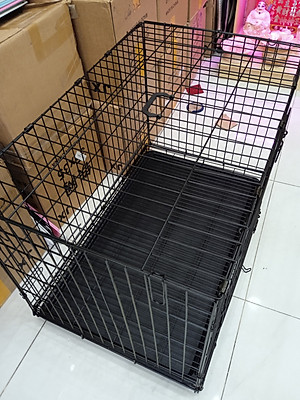 MẪU MỚI NHẤT CHUỒNG CHÓ SIZE LỚN NAN SIÊU DÀY 90X60X70CM GẤP GỌN TIỆN LỢI DÀNH CHO THÚ CƯNG SIZE LỚN