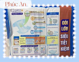 Tã Dán Người Lớn Caryn L 40 Miếng Vòng Hông 68 đến 122 Cm - Tã Dán Người Hạn Chế Đi Lại Size L40 | ML40 | ML 40 Caryn