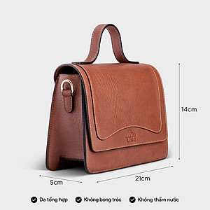Túi Lata ( Thời trang nữ đi chơi size 21 - Túi đeo chéo da HN92 )