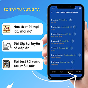 Sách - Sổ tay từ vựng tiếng anh theo chủ đề ôn thi THPT