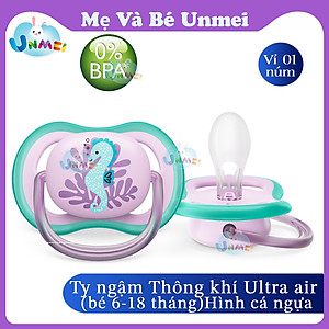Núm Ty Ngậm Philips Avent Thông Khí Ultra Air - Vỉ Đơn -Mẹ và Bé Unmei Avent