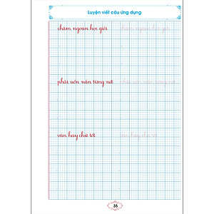  Luyện viết  chữ thường cỡ nhỏ ( vở ô ly có mẫu nét cơ bản, chữ thường, chữ ghép và câu)