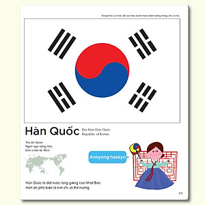 Cuốn Sách Tranh Đầu Tiên Về Quốc Kỳ (Ehon Nhật Bản)