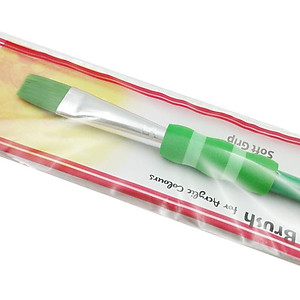 Cọ vẽ grip- green w/ pouch Faber PL131423