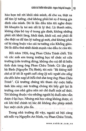 Sách Giáo Sư Trần Văn Giàu - Nghe Thầy Kể Chuyện