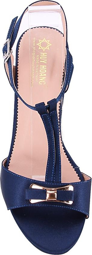 Giày Sandal Nữ Cao Gót Huy Hoàng HT7053 - Xanh