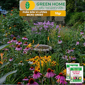 Phân Bón Ra Hoa, Greenhome, Micro Green, Gói 10gr, Tạo Mầm Hoa Cực Mạnh, Thúc Đẩy Ra Hoa Đồng Loạt, Hoa To, Lâu Tàn