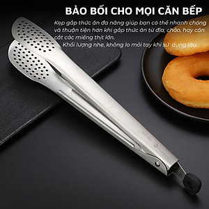 Kẹp gắp thức ăn đa năng inox 304 DandiHome