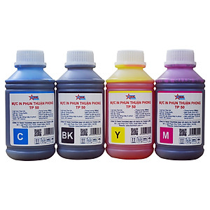 Mực in phun Thuận Phong TP50 (500ml) dùng cho tất cả các dòng máy in phun Epson, HP, Canon - Hàng chính hãng