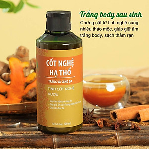 Cốt nghệ hạ thổ dưỡng trắng body, sạch thâm rạn, thơm tho body sau sinh Wonmom 200ml