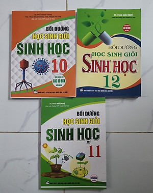 Combo Bồi Dưỡng Học Sinh Giỏi Sinh Học 10 - 11 - 12 - Phan Khắc Nghệ